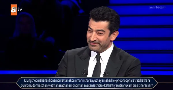 Helal sana Kenan İmirzalıoğlu nasıl da okudun! Kim Milyoner Olmak İster'de bomba soru: O ülkenin başkentinin ilk ismini duyan hayrete düştü