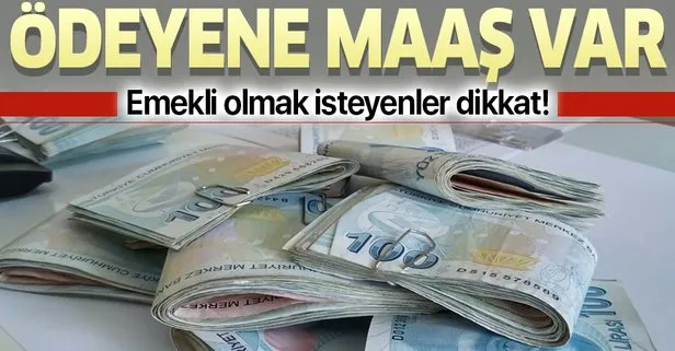 Emekli olmak isteyen vatandaşlar dikkat! Ödeyene maaş bağlanacak