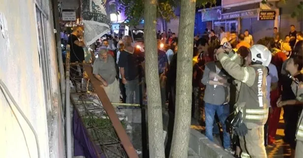 İstanbul’da balkon çöktü! Yaralılar var...