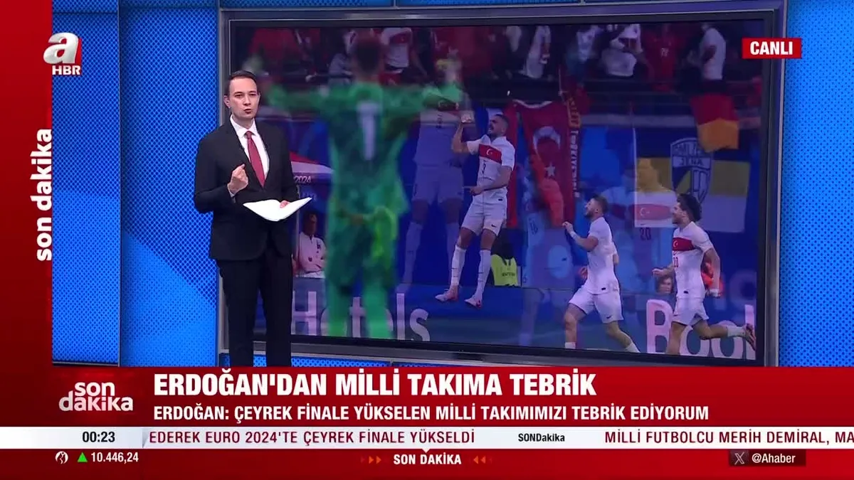 Başkan Erdoğan’dan A Milli Takıma tebrik