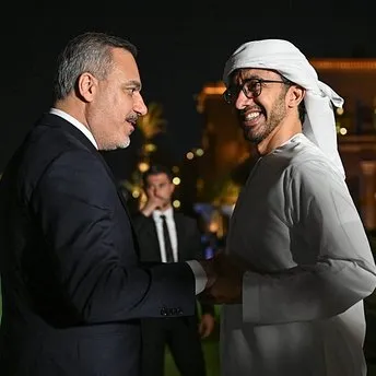 Dışişleri Bakanı Fidan, BAE’li mevkidaşı Al Nahyan ile görüştü!