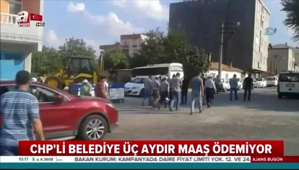 CHP'li belediye üç aydır maaş ödemiyor