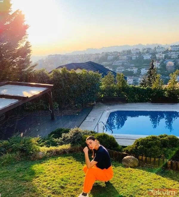 Kenan İmirzalıoğlu'nun hamile eşi Sinem Kobal evinin bahçesinden paylaştı! İşte Sinem ve Kenan'ın aşk yuvası... - 8