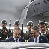 Ankara’da Miçotakis’e Türk şemsiyesi: Başkan Erdoğan Külliye’de kabul etti
