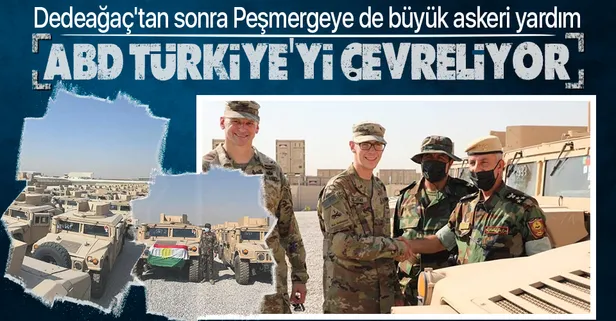 ABD, Dedeağaç'tan sonra Peşmergeye de askeri yardımda bulundu! 70'e yakın zırhlı araç verildi