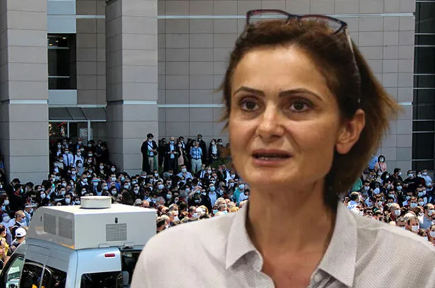 CHP'li Canan Kaftancıoğlu emir verdi, avukatlar 'vesayete devam' eylemi yaptı