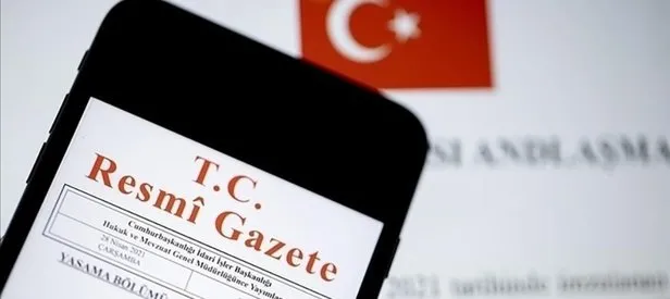 Resmi Gazete’de yayımlandı!
