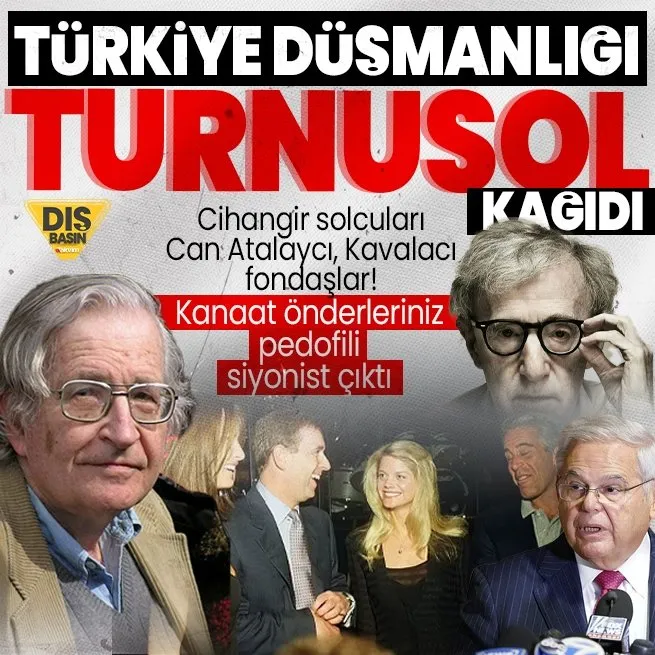 Tescilli Türkiye düşmanları Epstein listesinde! Batı’nın ‘entelektüel, dahi, sanatçı’ diye pazarladığı isimler fuhuş çetesinde