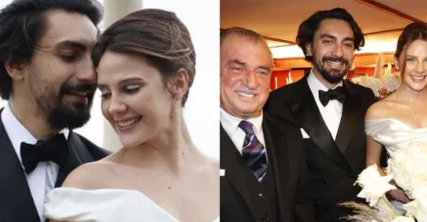 Umut Evirgen ve Alina Boz'un düğününden ilk görüntüler! Fatih Terim nikah şahidi! "Tüm ünlülerle sevgili olduğu için..."