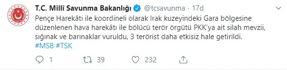 Son dakika: Gara'ya operasyon: 3 terörist etkisiz hale getirildi-1