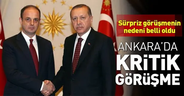 Erdoğan ile Merkez Bankası Başkanı Murat Çetinkaya ile görüştü