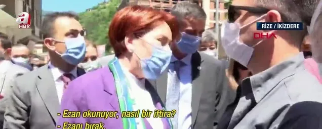 Meral Akşener Rizede Protesto edildi! Akşenerden PKK ile işbirliği yapıyorsunuz diyen vatandaşa yanıt: Hadi oradan