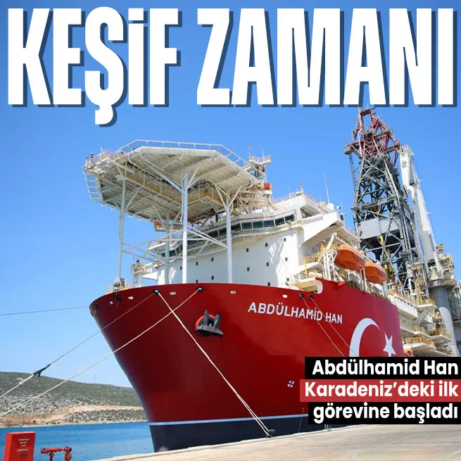 Abdülhamid Han Sondaj Gemisi, Karadeniz’deki ilk görevine başladı