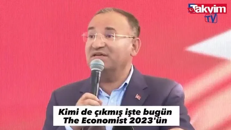 Bakan Bozdağ'dan The Economist'e 'kapak' tepkisi!