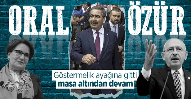 Cumhurbaşkanlığı adaylığında Kılıçdaroğlu'na karşı Alevi kartını açan İYİ Parti'de Halil İbrahim Oral'dan göstermelik özür