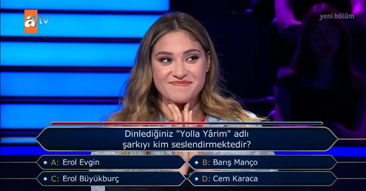 Kenan İmirzalıoğlu’nun sunduğu Kim Milyoner Olmak İster’de ’Barış Manço’lu ’Yolla Yarim’ rüzgarı: Cem Karaca dedi elendi