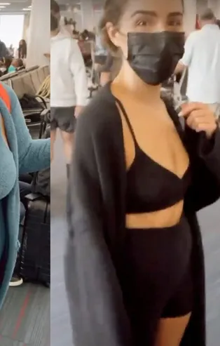 Eski güzellik kraliçesine şok! Olivia Culpo 'uygunsuz kıyafet' nedeniyle uçamadı