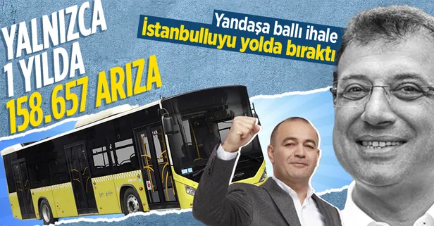 Bakım ihalesinin CHP milletvekili Özgür Karabat'a verildiği İETT'de 2021 yılında otobüsler tam 158.657 kez arıza yaptı