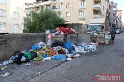 CHP’li Maltepe Belediyesi’nde sokaklar çöpten geçilmiyor! Klozet bile var