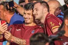 Trabzonspor taraftarıyla kucaklaştı