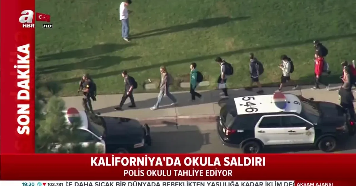 Son dakika: ABD Kaliforniya'da okula saldırı