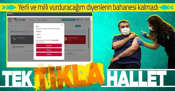 SON DAKİKA: TURKOVAC randevu | Sağlık Bakanı Fahrettin Koca duyurmuştu! E-Nabız’da TURKOVAC randevuları açıldı