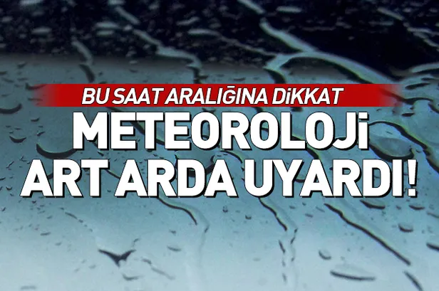 Son dakika: Meteoroloji'den art arda uyarılar! Bugün İstanbul'da hava nasıl? 24 Ekim 2018 hava durumu-1