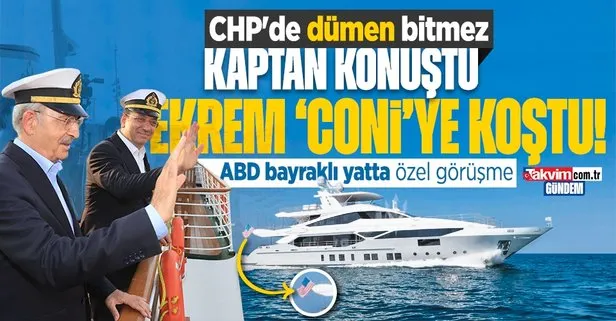 Kemal Kılıçdaroğlu - Ekrem İmamoğlu savaşı denizlere sıçradı: ABD bayraklı yatta özel görüşme!