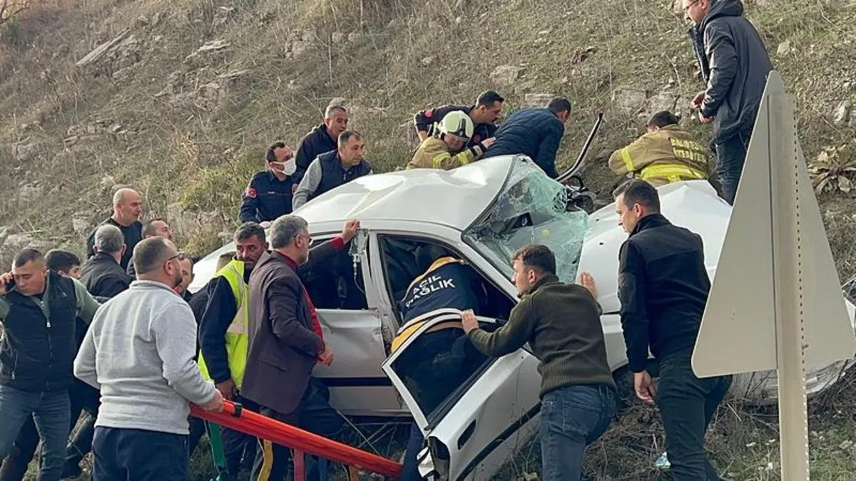 Balıkesir'in Kepsut ilçesindeki ölümlü kaza!