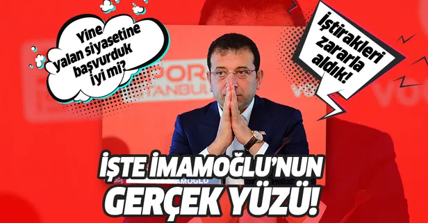 Ekrem İmamoğlu'nun yalan siyaseti devam ediyor! Zararla aldım dediği iştirakler bir kuruş bile zarar etmemiş!