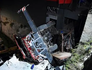 AVM’de vinç kazası! 35 metreden boşluğa düştü