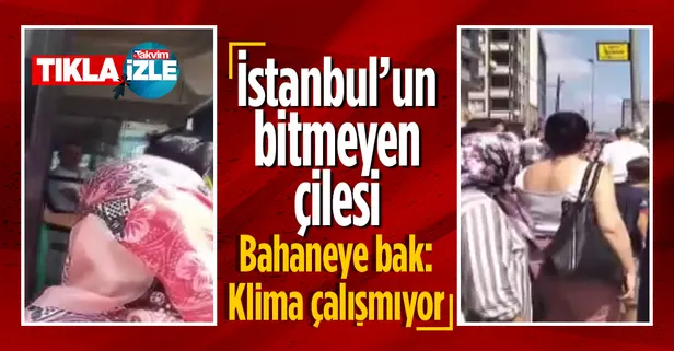 İETT şoförlerinin vukuatları bitmiyor: 'Klima arızalı' diyerek yolcuları indirdi