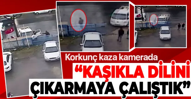 Güngören’de feci kaza! Yağışlı havanın etkisiyle kayan kamyonetin çarptığı yaya ağır yaralandı