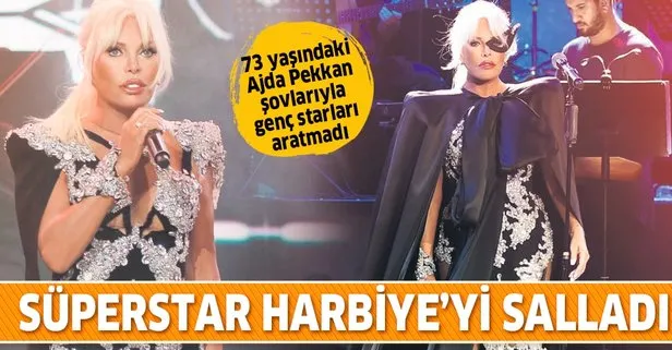 Ajda Pekkan Harbiye’yi salladı!