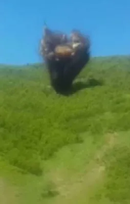 1 ton patlayıcı böyle imha edildi