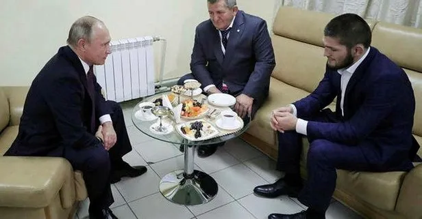 Rusya Devlet Başkanı Putin, Habip Nurmagomedov’u kabul etti