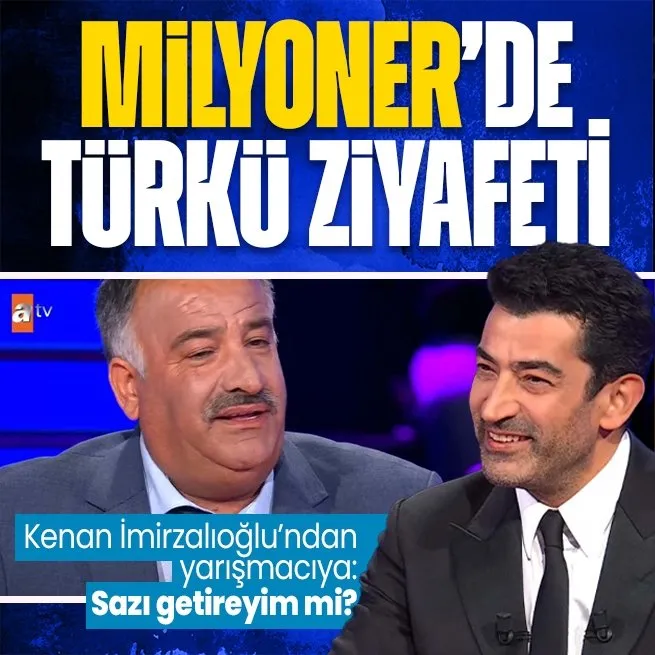 Milyoner’de türkü ziyafeti! Kenan İmirzalıoğlu istedi yarışmacı söyledi! Ancak ilk soruda bileklik ile kolyeyi karıştırınca...