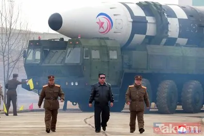 Hwasong-17 tipi kıtalararası balistik füze deneyen Kuzey Kore lideri Kim Jong Un’dan dünyaya caydırıcı saldırı tehdidi