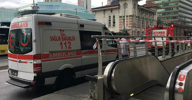 Son dakika: Metro istasyonunda korkunç anlar! Iraklı gencin intiharı kamerada