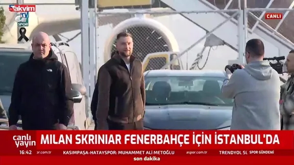 Fenerbahçe'nin yeni transferi Milan Skriniar İstanbul'da!