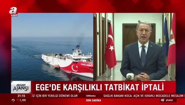 Hulusi Akar'dan Yunan'a: İyi niyet göstergesi olarak NAVTEX'i iptal edebiliriz
