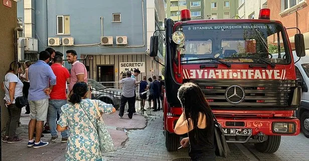Ataşehir’de iş merkezinde yangın paniği