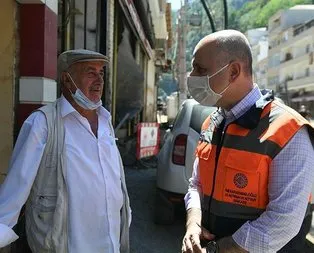 Karaismailoğlu’ndan Dereli’de gece mesaisi