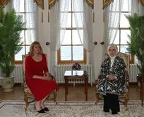Emine Erdoğan, Desislava Radeva ile bir araya geldi