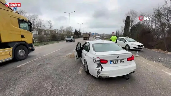 Samsun’da trafik kazası: 2 yaralı