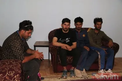 Van’da apartmanda 1’i çocuk 16 kaçak göçmen yakalandı