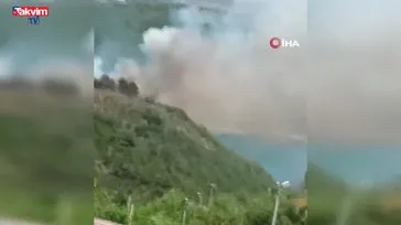 Sultangazi Kent Ormanı'nda yangın