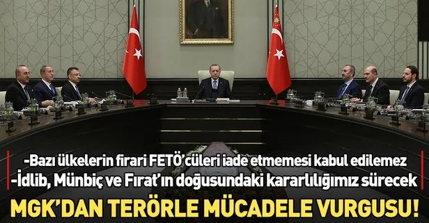 Erdoğan'ın başkanlığındaki MGK sona erdi
