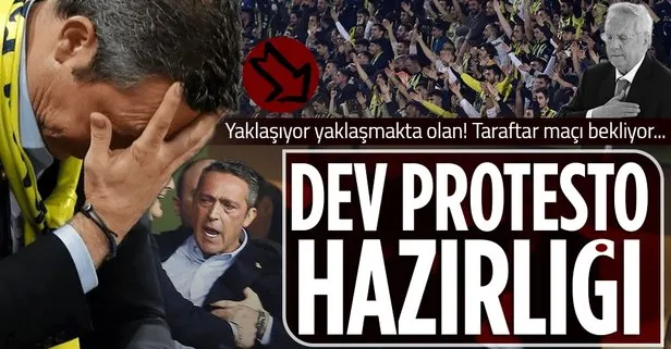 Fenerbahçe’de Ali Koç yönetimine protesto hazırlığı! Tribünler Yeni Malatyaspor maçını bekliyor