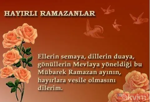 En güzel karşılama, başlangıç mesajları! Ramazan ayı ile ilgili sözler, hadisler, ayetler! Ramazan manileri, görselleri! RAMAZAN HOŞGELDİN MESAJLARI - 8